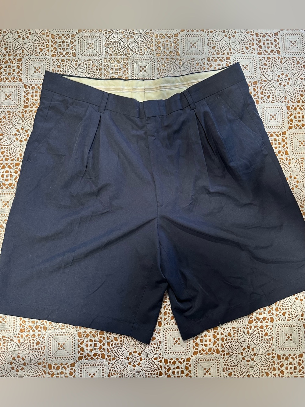 Boast USA Navy Pleated Golf Shorts Men’s Size 38